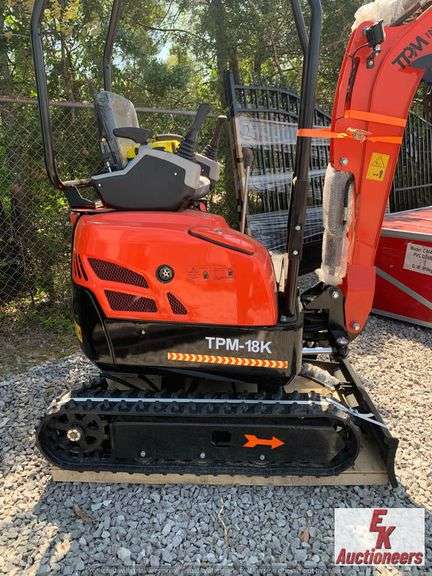 UNUSED TPM 18K MINI EXCAVATOR
