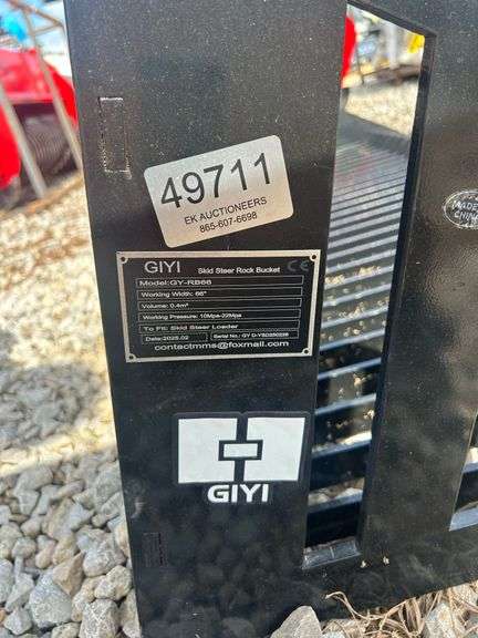 UNUSED 66" SKID STEER ROCK BUCKET