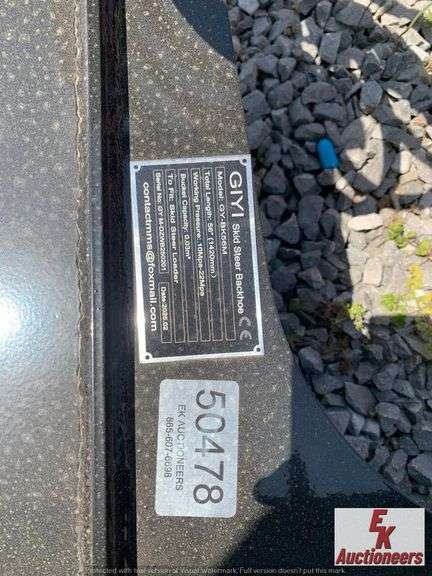 UNUSED GIYI SKID STEER BACKHOE ATTACHMENT