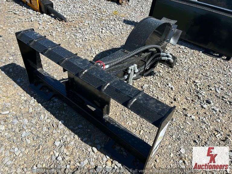 UNUSED SKID STEER QUICK ATTACH STUMP GRINDER