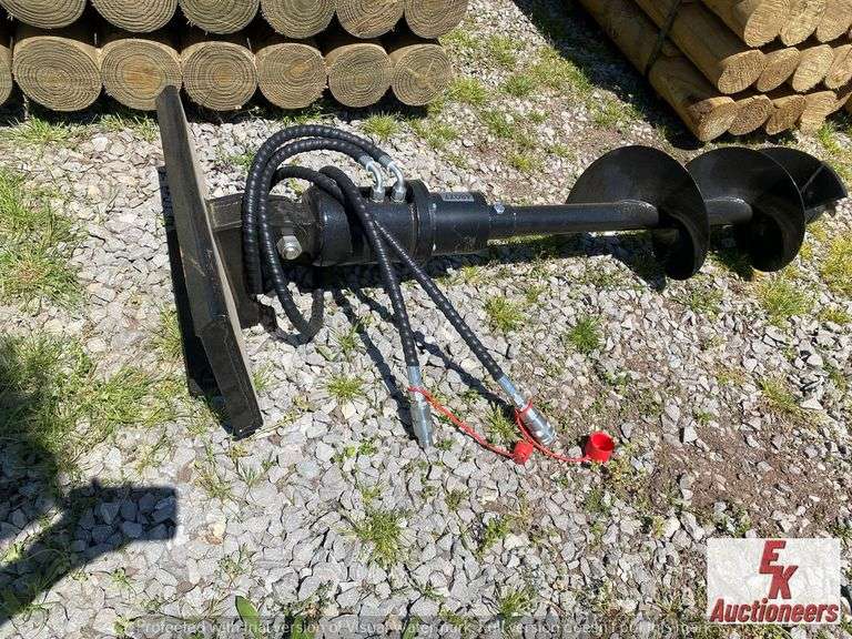 UNUSED AUGER FOR WALK BEHIND SKIDSTEER