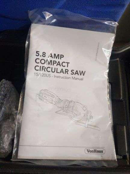 UNUSED VON HAUS CIRCULAR SAW W/ BLADES