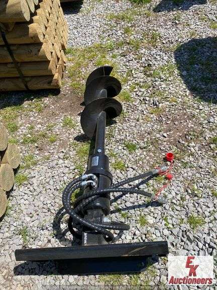 UNUSED AUGER FOR WALK BEHIND SKIDSTEER