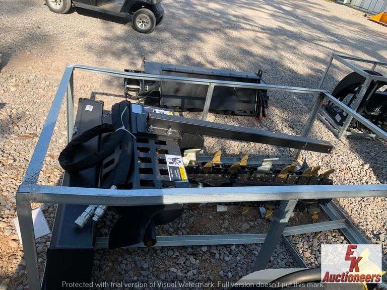 UNUSED SKID STEER QUICK ATTACH TRENCHER