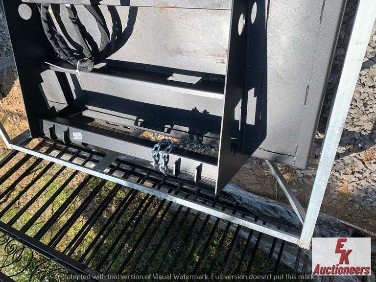 UNUSED SKID STEER QUICK ATTACH 66" BRUSH CUTTER