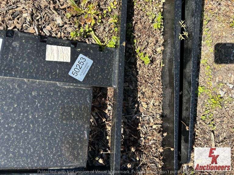 UNUSED PALLET FORKS FOR WALK BEHIND SKID STEER