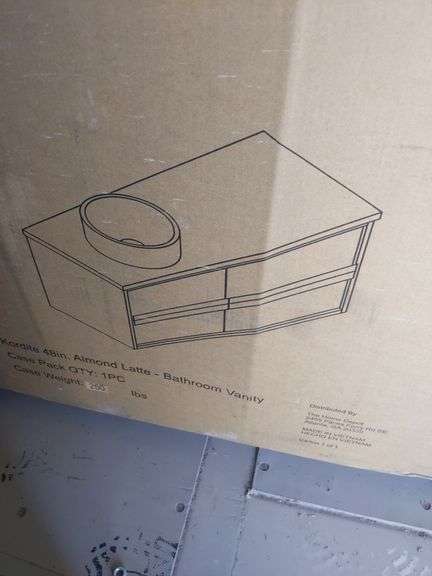NIB HOME DEPOT 48" BATHROOM VANITY