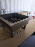 26"X26"X15" STAINLESS STEEL SINK W/ LEGS--NO STAND