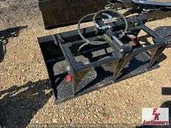 UNUSED GRAPPLE BUCKET QYXP-44C FOR WALK BEHIND SKID STEER