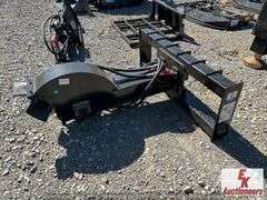 UNUSED SKID STEER QUICK ATTACH STUMP GRINDER