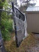 UNUSED 14' BI-PARTING GATES W/ DEER SCENE