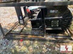 UNUSED MOWER KING SKID STEER QUICK ATTACH BROOM