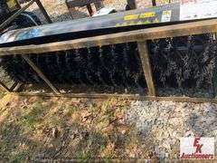 UNUSED MOWER KING SKID STEER QUICK ATTACH BROOM