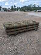 (21)pc 6" X 8' PRESSURE TREATED PERFECT POSTS