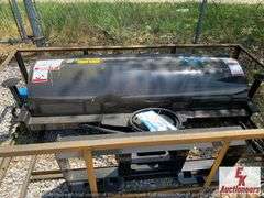 UNUSED MOWER KING SKID STEER QUICK ATTACH BROOM