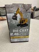 UNUSED DIE CAST REMOTE CONTROL EXCAVATOR