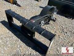 UNUSED SKID STEER QUICK ATTACH STUMP GRINDER