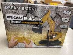 UNUSED DIE CAST REMOTE CONTROL EXCAVATOR