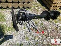 UNUSED AUGER FOR WALK BEHIND SKIDSTEER