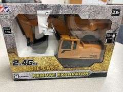 UNUSED DIE CAST REMOTE CONTROL EXCAVATOR