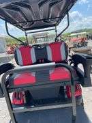 UNUSED LIFTED 4 SEATER GOLF CART--WILL NOT TAKE CHARGE