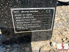 UNUSED SKID STEER QUICK ATTACH STUMP GRINDER