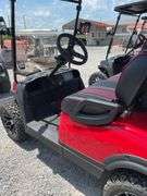 UNUSED LIFTED 4 SEATER GOLF CART--WILL NOT TAKE CHARGE