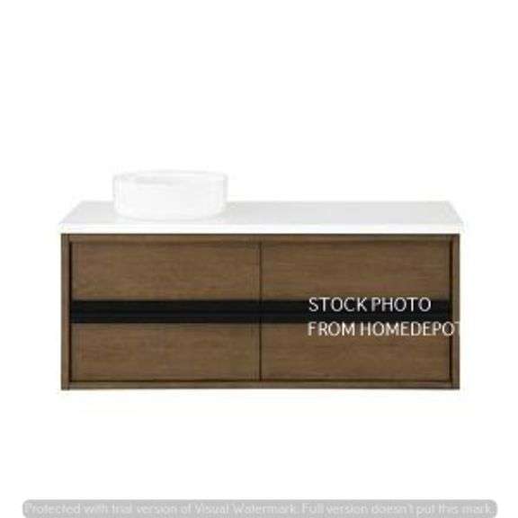 NIB HOME DEPOT 48" BATHROOM VANITY