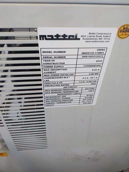 (2)pc HEPA-AIRE MODEL H2000C AIR SUPPLY UNIT