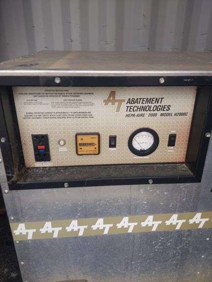 (2)pc HEPA-AIRE MODEL H2000C AIR SUPPLY UNIT