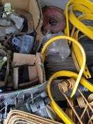 PALLET OF HAY EQUIPMENT PARTS