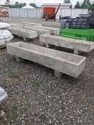8'X23"X19" CONCRETE FEED TROUGH