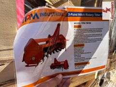UNUSED TPM 3PT 72" TILLER