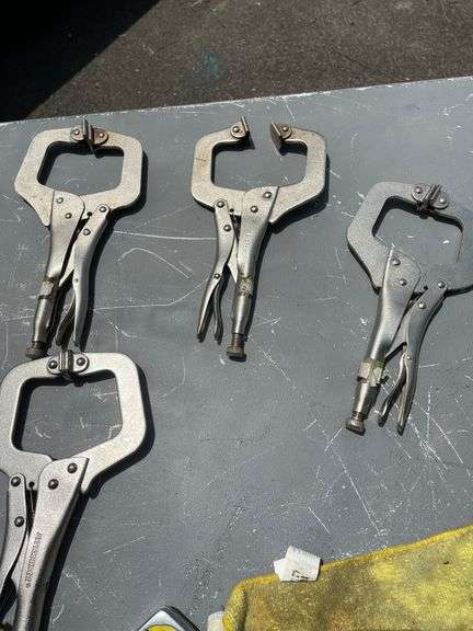 HUSKEY C CLAMPS VISE GRIP STYLE