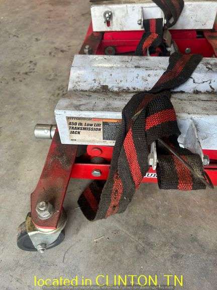 (2) PITTSBURGH 450LB LOW LIFT TRANSMISSION JACK