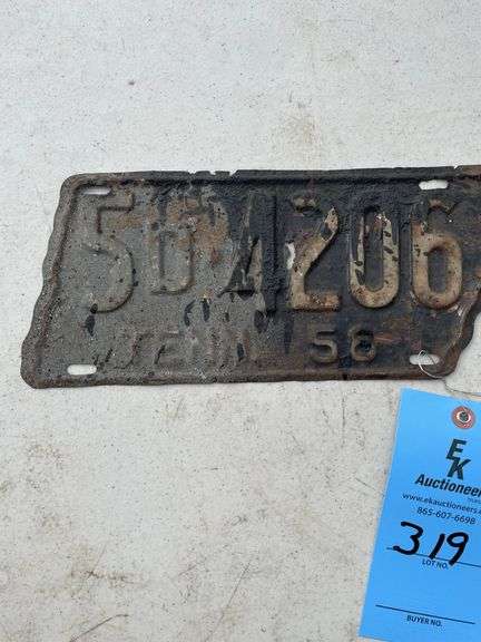 TN 56 LICENSE PLATE