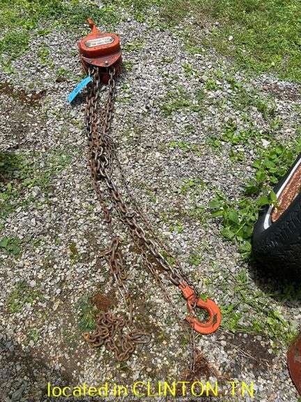 PITTSBURGH FORGE 2TON CHAIN HOIST MODEL 4087