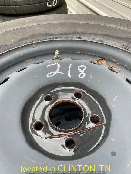 APPROX (17) USED TIRES AND MISC RIMS