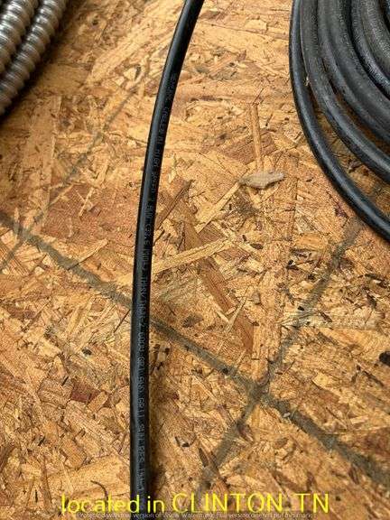 PARTIAL ROLL HIGH SPEED 2 AWG WIRE/METAL CONDUIT/ LIGHT WEIGHT PLASTIC CONDUIT