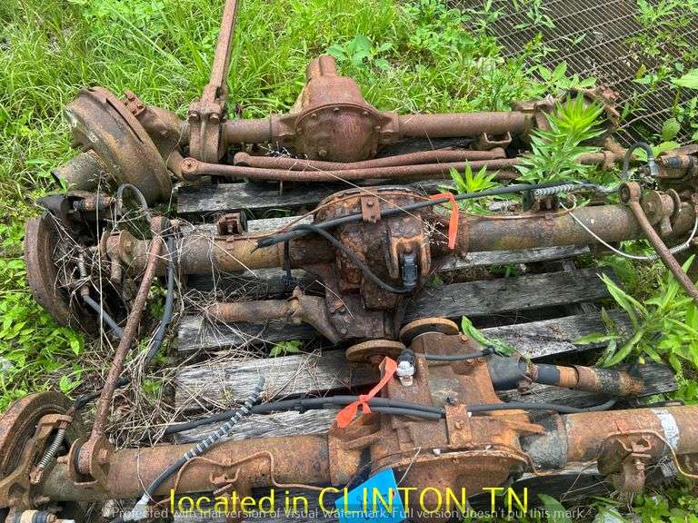 (4) REAR END AXLES