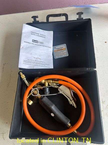 PROPANE TORCH WITH BURNERS MODEL 91899