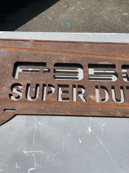 STEEL CUTOUT F350 SUPERDUTY 24"X11"