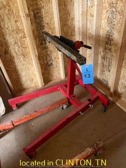 ENGINE STAND-RED