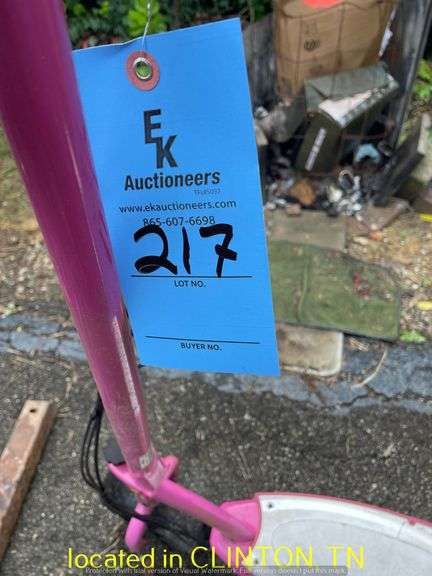 BATTERY POWERED SCOOTER-UNTESTED, OPERATIONUNKNOWN