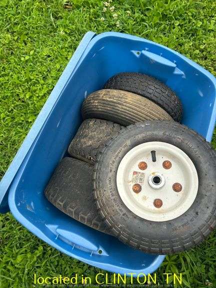 (5) ASST TIRES WITH RIMS