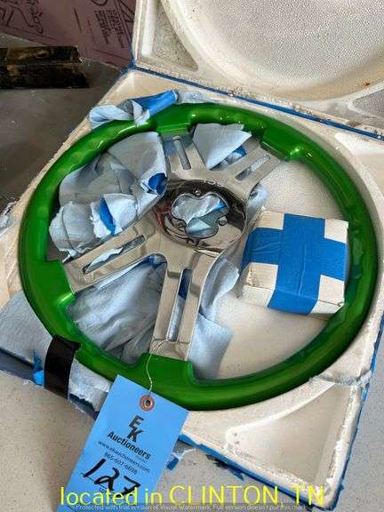 SCI STEERING WHEEL -GREEN