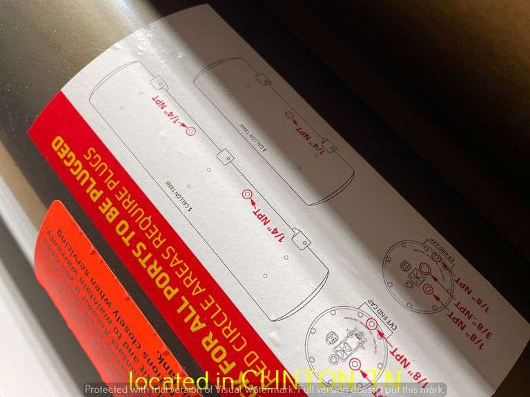 ENDO AIR BAG RESERVOIR TANK-APPREARS TO BE UNUSED IN BOX