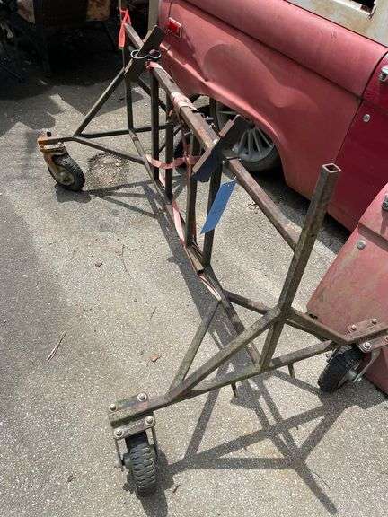 METAL 4WHEEL ENGINE STAND