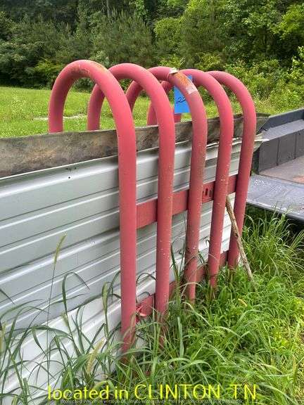 (2) TIRE SAFETY CAGES--METAL IN PHOTO NOT INCLUDED