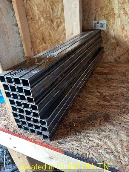 APPROX (35) 3/4"X27" SQUARE TUBING